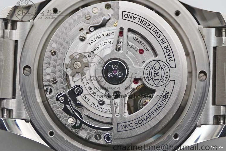 MIROTIME 0315 FastDry Portugieser Chronograph IW371615 ZF Best Edition Green Dial on SS Bracelet A7750 (Slim Movement) 7038